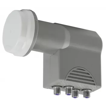 AXING SCO 4-10 LNB Quattro, alimentador de 40 mm, 4 salidas, UHD/3D Ready SCO00410