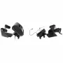 Soporte Brodit para impresora con función de rollo de etiquetas para Zebra Alpha 30L/40L, VESA75, AMPS, MultiMoveClip, Power Block 217034