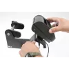 Soporte Brodit para impresora con función de rollo de etiquetas para Zebra Alpha 30L/40L, VESA75, AMPS, MultiMoveClip, Power Block 217034