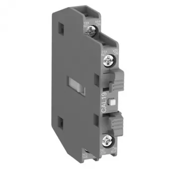 ABB CAL19-11 Bloque de contacto auxiliar, 1NO+1NC, Montaje frontal, Bornes de tornillo 1SFN010820R1011
