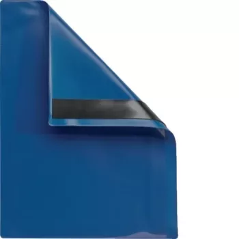 HAGER FZ757M Soporte magnético de documentos DIN A4, transparente/gris