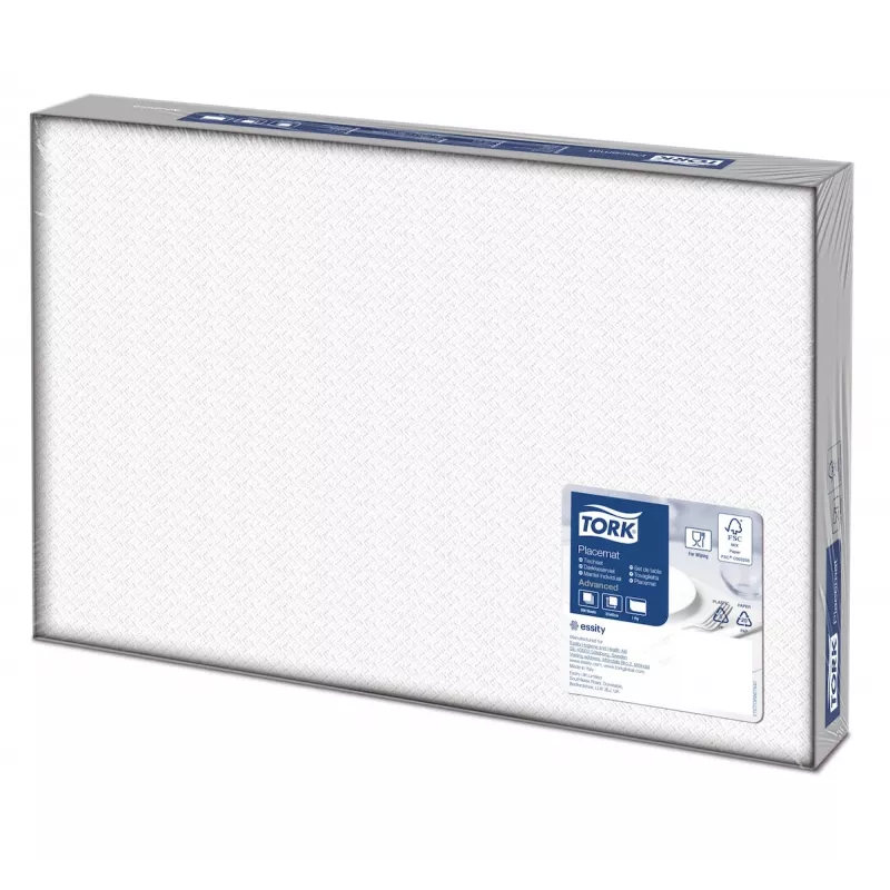 Tork Advanced Salvamanteles blancos 27 x 42 cm, 500 unidades (474539)