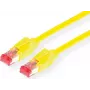 DRAKA Cable de conexión HP-FTP Cat.6, 0,5 m amarillo 21.05.6002