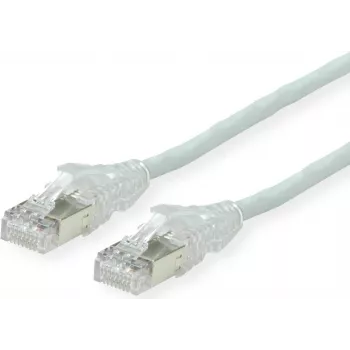 DÄTWYLER Cable de conexión de cobre Cat.5e S/UTP, funda de PVC, conector AMP v2, negro, 1,0 m 21.15.7031