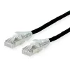 DÄTWYLER Cable de conexión de cobre Cat.5e S/UTP, funda de PVC, conector AMP v2, negro, 1,0 m 21.15.7031