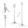 ULANZI MT-44 M palo selfie con trípode MagSafe y disparador Bluetooth, 149 cm, blanco