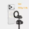 ULANZI MT-44 M palo selfie con trípode MagSafe y disparador Bluetooth, 149 cm, blanco