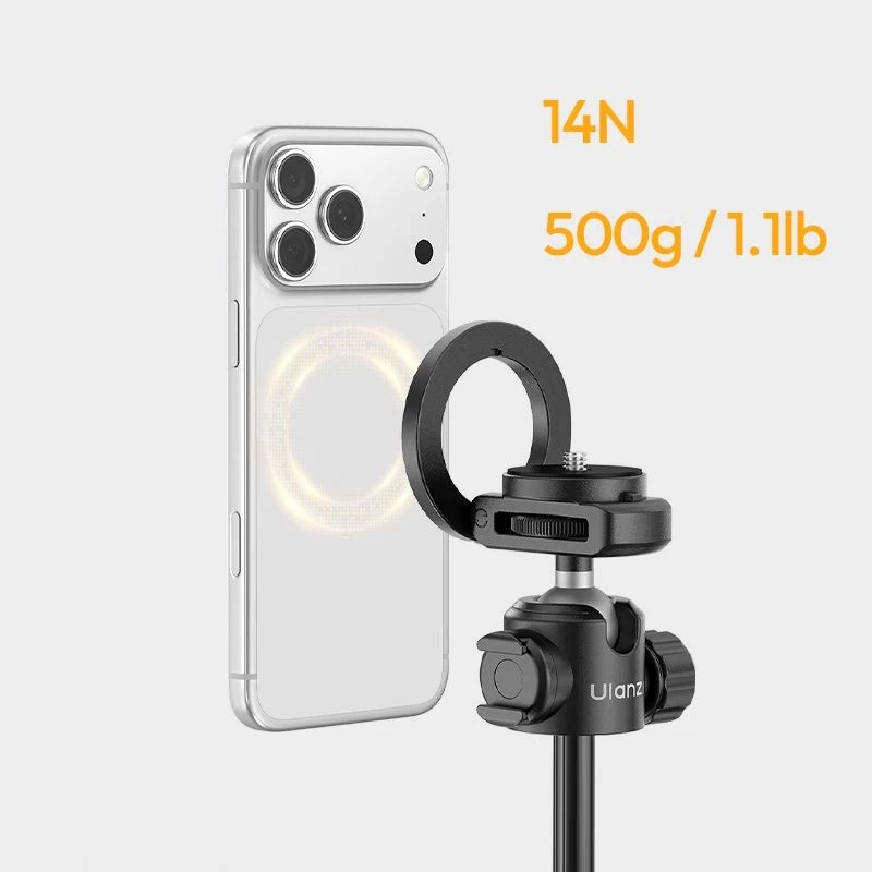 ULANZI MT-44 M palo selfie con trípode MagSafe y disparador Bluetooth, 149 cm, blanco