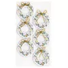 Artoz pegatinas de papel corona navideña 3D, pack de 6 185600-221