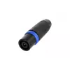 Neutrik NLT4MXX-BAG conector macho de 4 polos para cable de altavoz speakON, negro