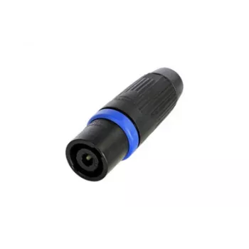 Neutrik NLT4MXX-BAG conector macho de 4 polos para cable de altavoz speakON, negro
