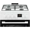 Electrolux LKK560232W cocina de gas independiente con horno eléctrico, 58 L, blanca