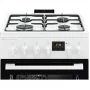 Electrolux LKK560232W cocina de gas independiente con horno eléctrico, 58 L, blanca