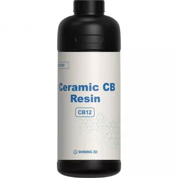 SHINING 3D CERAMIC C&B CG12-A1 0,5kg resina de impresión 3D para coronas y puentes dentales M00004731