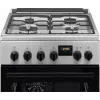Electrolux LKK540232X cocina de gas independiente de 50 cm con horno eléctrico, acero inoxidable