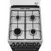 Electrolux LKK540232X cocina de gas independiente de 50 cm con horno eléctrico, acero inoxidable