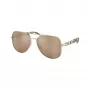 Michael Kors gafas de sol para mujer MK11210147P58 (58/15/140 mm) polarizadas lentes grises, montura de acetato negra