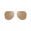 Michael Kors gafas de sol para mujer MK11210147P58 (58/15/140 mm) polarizadas lentes grises, montura de acetato negra
