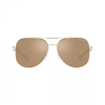 Michael Kors gafas de sol para mujer MK11210147P58 (58/15/140 mm) polarizadas lentes grises, montura de acetato negra