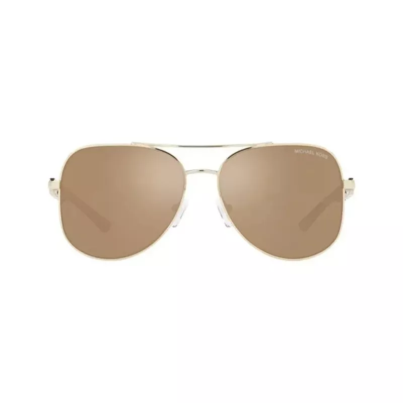 Michael Kors gafas de sol para mujer MK11210147P58 (58/15/140 mm) polarizadas lentes grises, montura de acetato negra