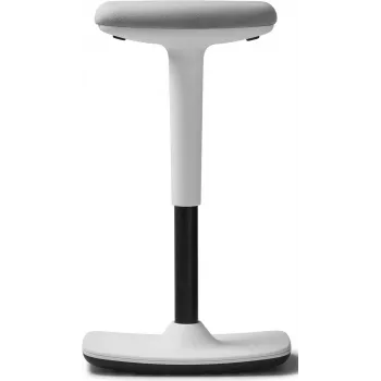 DAUPHIN Trendoffice to-swift silla giratoria acolchada, fibra de poliéster blanca, marco de plástico blanco 9299KVWFWKVWS73GSR10UGS165031