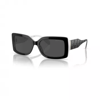 Michael Kors Hvar MK21653920875 gafas de sol para mujer, montura carey oscura, lentes marrones degradadas, 56-17-140 mm