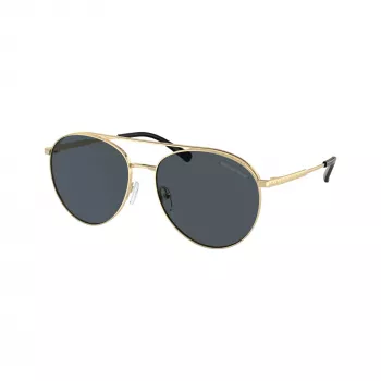 Michael Kors Gafas de sol de mujer MK1138-101487 Montura dorada, lentes degradadas gris oscuro 58mm