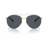 Michael Kors Gafas de sol de mujer MK1138-101487 Montura dorada, lentes degradadas gris oscuro 58mm