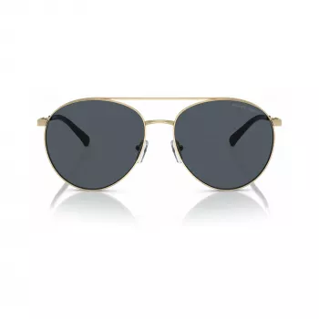 Michael Kors Gafas de sol de mujer MK1138-101487 Montura dorada, lentes degradadas gris oscuro 58mm