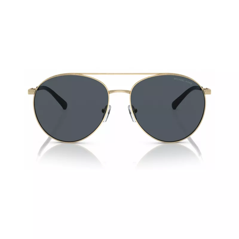Michael Kors Gafas de sol de mujer MK1138-101487 Montura dorada, lentes degradadas gris oscuro 58mm