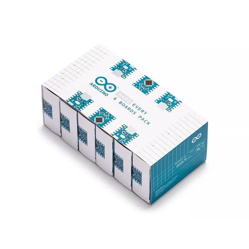 Arduino Nano Every Board pack de 3 - Placa de desarrollo con microcontrolador ATmega4809 ABX00028-3P