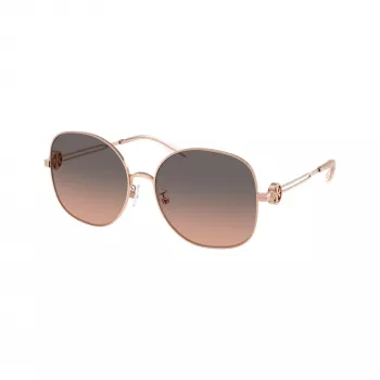 Tory Burch TY6112-3358G9 Gafas de sol de mujer, montura Havana, lentes degradadas marrones, 56mm