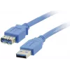 Cable alargador USB 3.0 Kramer Electronics con conector USB-A macho a conector USB-A hembra, 1,6 m, negro (96-02310006)