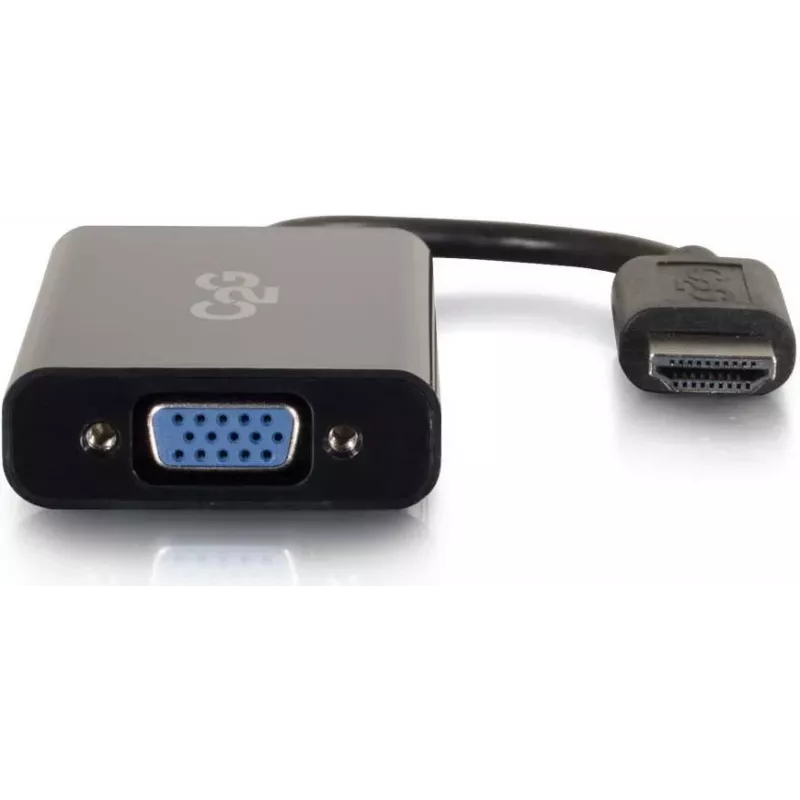 Adaptador HDMI a VGA C2G con alimentación y audio de 3,5 mm 80501