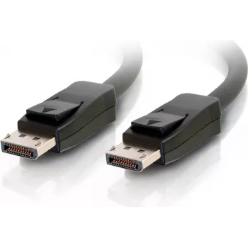 Cable DisplayPort C2G de 10,0 m con bloqueo, macho-macho, 4K 60Hz, negro 84405