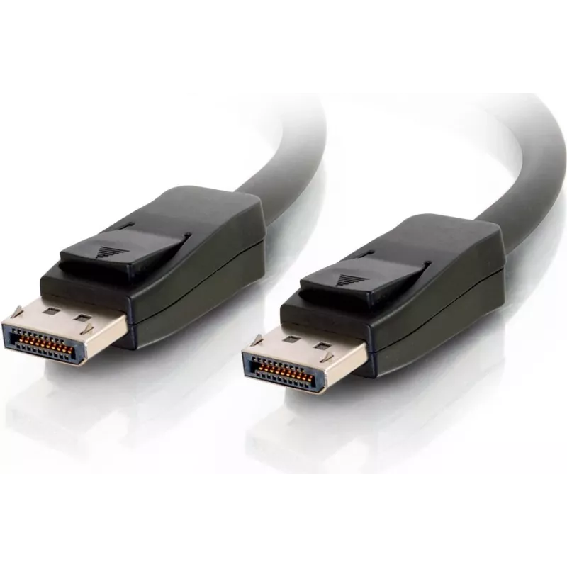 Cable DisplayPort C2G de 10,0 m con bloqueo, macho-macho, 4K 60Hz, negro 84405