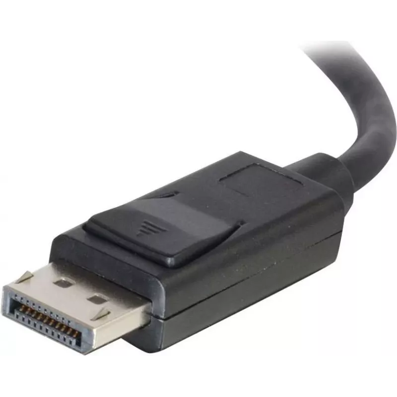 Cable DisplayPort C2G de 10,0 m con bloqueo, macho-macho, 4K 60Hz, negro 84405