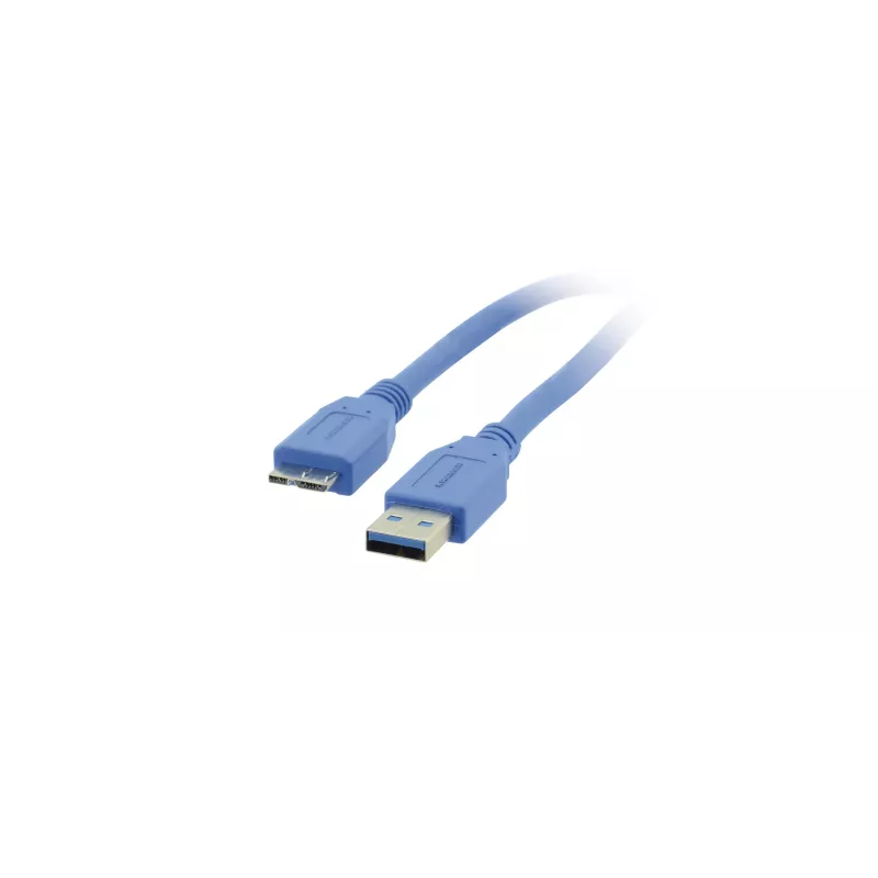 Cable USB 3.2 Gen 1 Kramer C-USB3/MICROB, USB-A a Micro-USB B, 1,8 m, azul 96-02356006