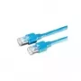 Cable de red SFTP Cat5e Dätwyler 21.05.8104 de 10 m, RJ-45 a RJ-45, libre de halógenos, azul