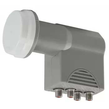 LNB cuádruple AXING SCO411 (SCO00411) - LNB universal de 4 salidas para recepción satelital