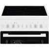 Cocina eléctrica independiente Electrolux Serie 300 con horno eléctrico, blanca, 50 cm
