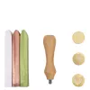 Set de lacre Artoz rosa claro verde claro cobre (137605-21)