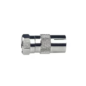 AXING CFA100 adaptador IEC conector hembra a conector F 75 ohmios CFA00100