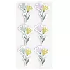 Artoz pegatinas de papel 3D flores, 6 uds., autoadhesivas, varios motivos florales para manualidades, scrapbooking, tarjetas, decoración, multicolor, acabado mate 185600-222