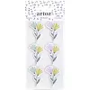 Artoz pegatinas de papel 3D flores, 6 uds., autoadhesivas, varios motivos florales para manualidades, scrapbooking, tarjetas, decoración, multicolor, acabado mate 185600-222