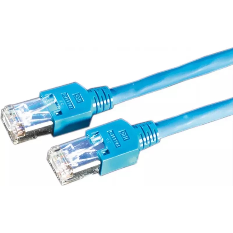 Dätwyler cable de red Cat 5e SFTP RJ-45 a RJ-45, 2 m, azul, libre de halógenos 21.05.8024