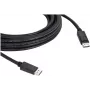 Kramer C-DP-50 cable DisplayPort 15,2 m 4K negro con bloqueo 97-0617050