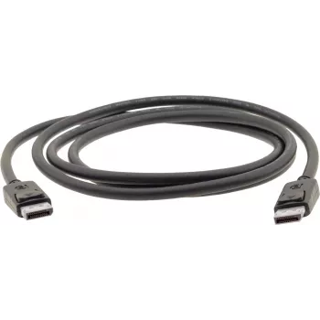 Kramer C-DP-50 cable DisplayPort 15,2 m 4K negro con bloqueo 97-0617050