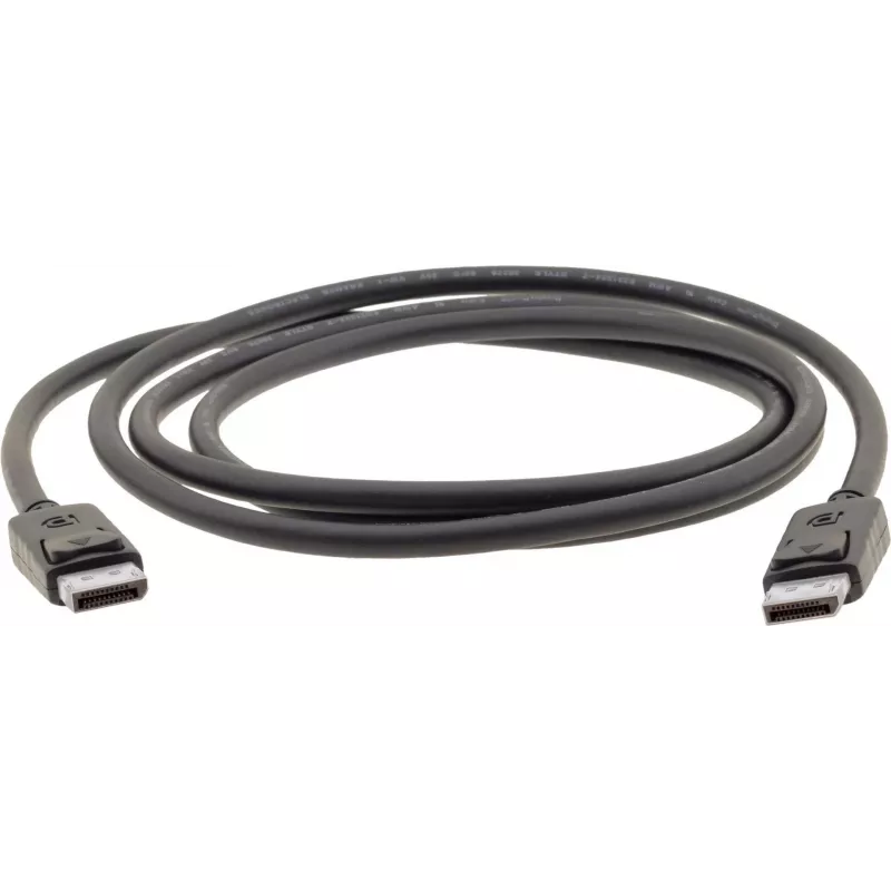 Kramer C-DP-50 cable DisplayPort 15,2 m 4K negro con bloqueo 97-0617050
