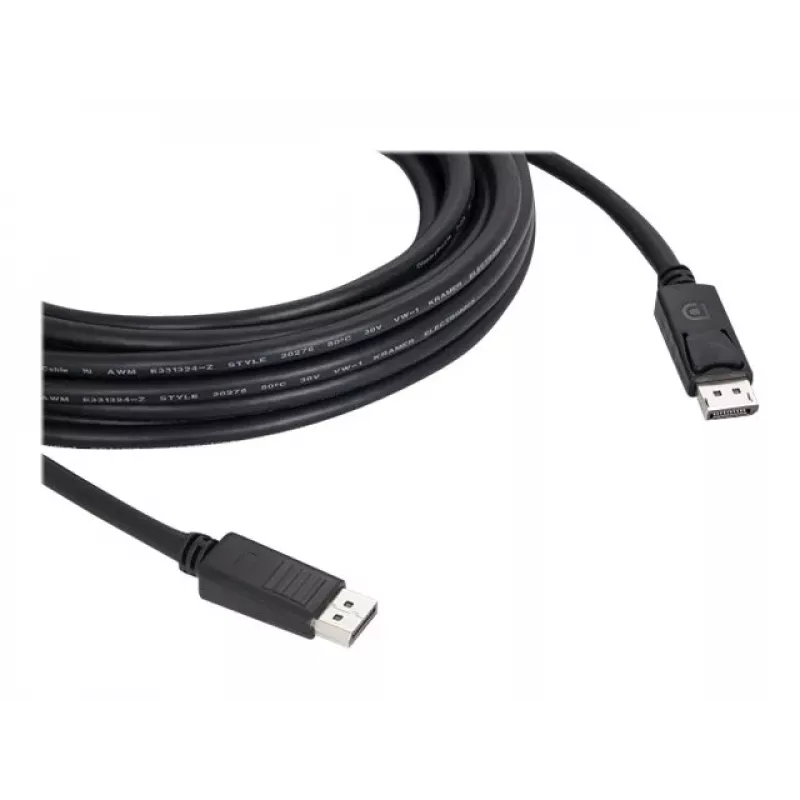Kramer C-DP-50 cable DisplayPort 15,2 m 4K negro con bloqueo 97-0617050